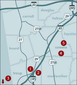 David Lindsey Homes Communities Map