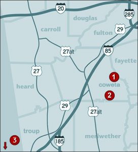 David Lindsey Homes Communities Map