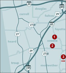 David Lindsey Homes Communities Map