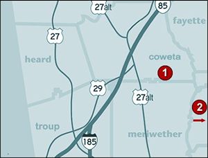 David Lindsey Homes Communities Map